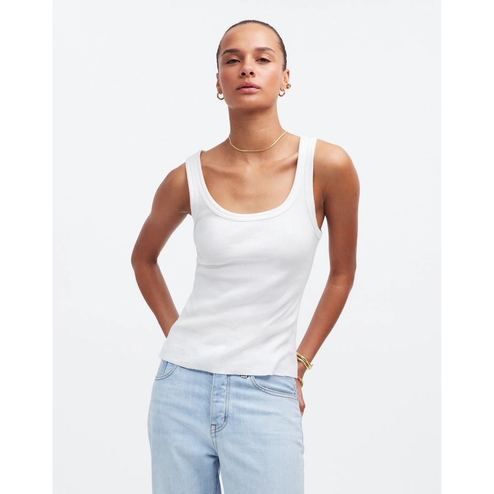 Madewell White Tank Top